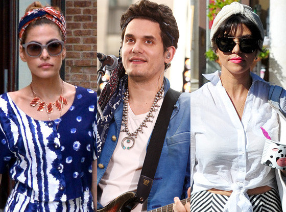 Eva Mendes, John Mayer, Kourtney Kardashian Eva Mendes, John Mayer, Kourtney Kardashian